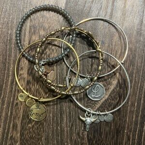Alex & Ani Bracelets Set Of 5 B40